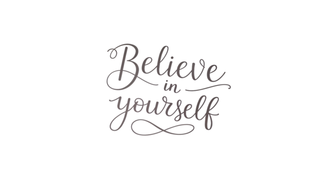 Calligraphy inspirational quote "Believe in Yourself" - Powered by Adobe