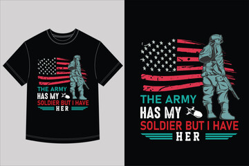 Heartfelt Military Relationship T-Shirt for Girlfriends & Wives
