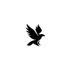 Fototapeta premium Flying bird silhouette design