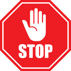 Obraz premium Sign for commercial establishment, road indication, stop