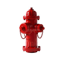 Vibrant Red Fire Hydrant Crisp Product Photo