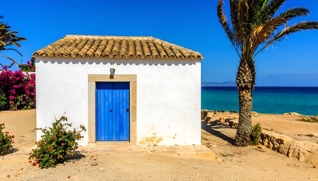 Mediterranean seaside cottage