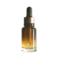 Fototapeta premium Serum bottle isolated on transparent background
