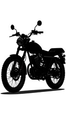 Obraz premium Silhouette of a motorcycle (2)