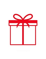 Red gift box icon (5)