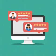 Satisfied customers share glowing reviews and high ratings on digital platforms, boosting business reputation.