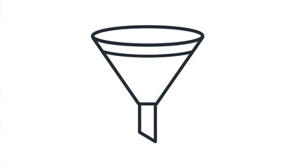 Simple funnel graphic