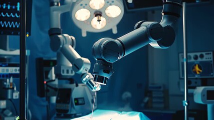 Advanced robotic surgery technology in a modern operating room designed for precision and efficiency - Powered by Adobe