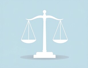 Simple white balance scales graphic