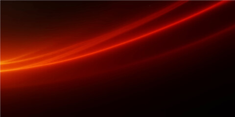 An abstract red background with glowing energy lines and a dynamic wave pattern creates a stunning motion design