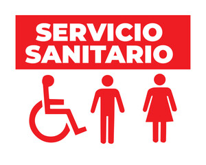 Rotulación Restaurantes servicios sanitarios y para discapacitados