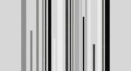 Abstract monochrome image featuring vertical lines of varying widths and shades of gray, creating a textured, graphic pattern.