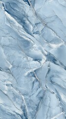 Intricate marble-like texture in shades of blue and white with natural fissures and striations creating depth and moveme