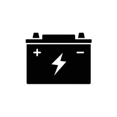Battery Icon &ndash; Power Energy Storage Symbol Vector Illustration