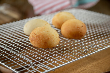 Colombian mash and bread