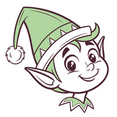 A fun red cartoon monster fish with a cute fish drawing