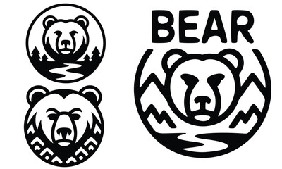 Vector illustrations of tribal animal skulls and heads, including a tiger, lion, and bear, alongside cartoon Easter eggs and Halloween monster designs