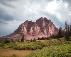 Stormy Evening at Red Castle