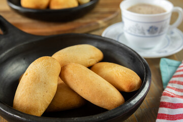 Colombian mash and bread