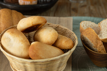 Colombian mash and bread