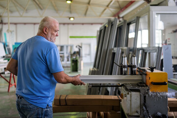 Aluminium and PVC industry worker