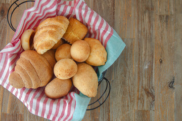 Colombian mash and bread