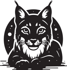 Majestic Wild Lynx Silhouette