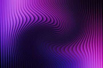Obraz premium Illustration of abstract swirling purple and blue gradient background with wavy lines and a dark center
