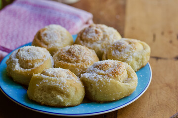homemade coconut buns