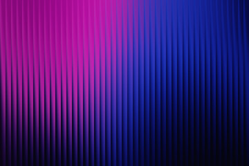 Illustration of abstract vertical lines with pink and blue gradient lighting against a dark background, digital art