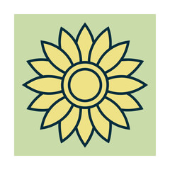 Yellow flower petals