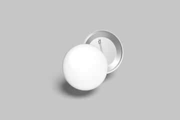 realistic pin blank mockup template