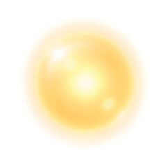 Shiny Golden Sun Light Glow Effect