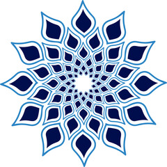 Islamic Alpona Border and Frame Decoration