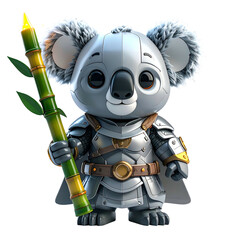 Cute koala warrior