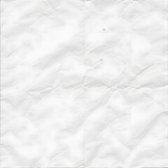 White Wrinkled Paper Texture Background