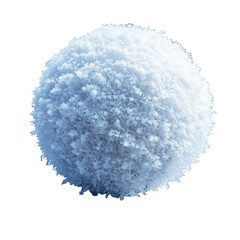 Snow cap isolated on transparent background