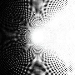 Halftone Grunge Texture in Black and White