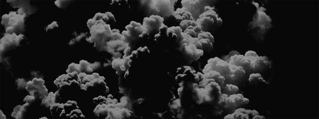 Dramatic atmospheric storm clouds forming a smoky textured background