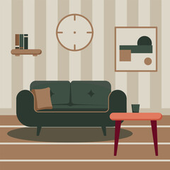 Modern Minimalist Living Room Interior