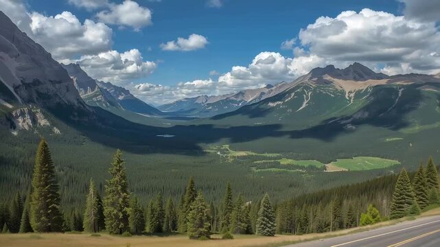 stunning Jasper National Park Canada summer day