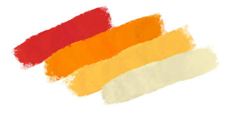 Abstract vibrant gradient strokes in warm colors provide a modern artistic background.