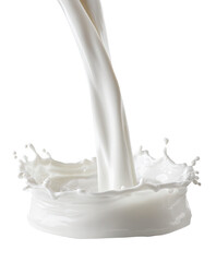 Milk pouring, creating a splash (1)