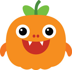 funny orange cartoon