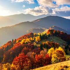 Autumn mountain landscape (1)