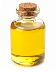 Hazelnut Oil on Isolated White Background – Golden Oil with Buttery Notes and Professional Macro Focus