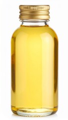 Hazelnut Oil on Isolated White Background – Golden Oil with Buttery Notes and Professional Macro Focus