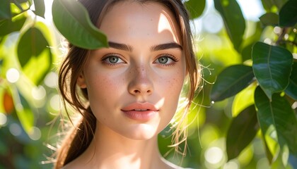 Woman's portrait, natural light