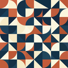 A colorful 90s vibes retro graphic illustration. A nostalgic 1990s style background with geometric shapes