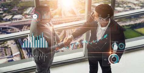 Data analytics dashboard with charts, indicators, and performance metrics, reveals trends, data...